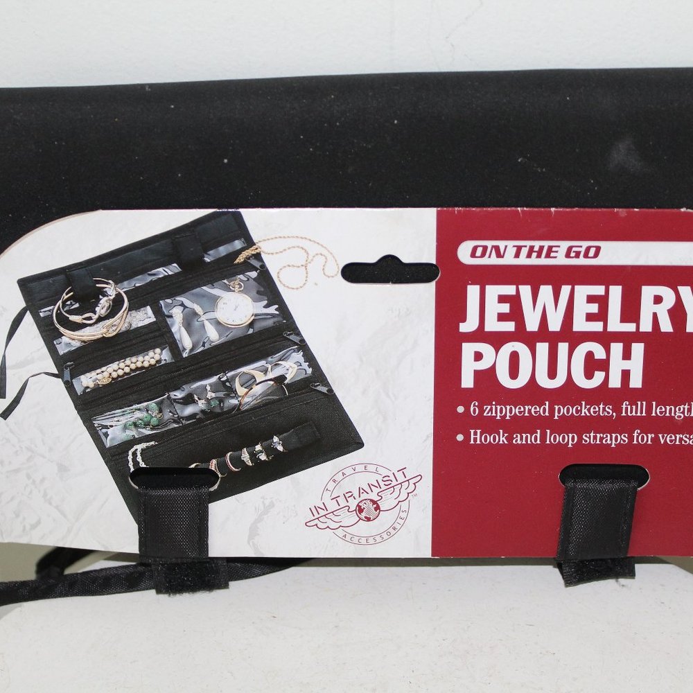 On The Go  Jewelry Travel Pouch Double Padded Protective Pouch